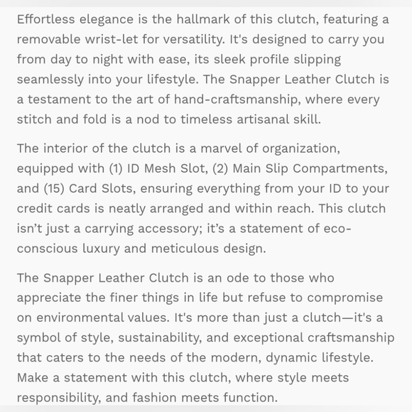 NWT Old Trend Genuine Leather "Snapper Clutch" in Orchid - Picture 10 of 12